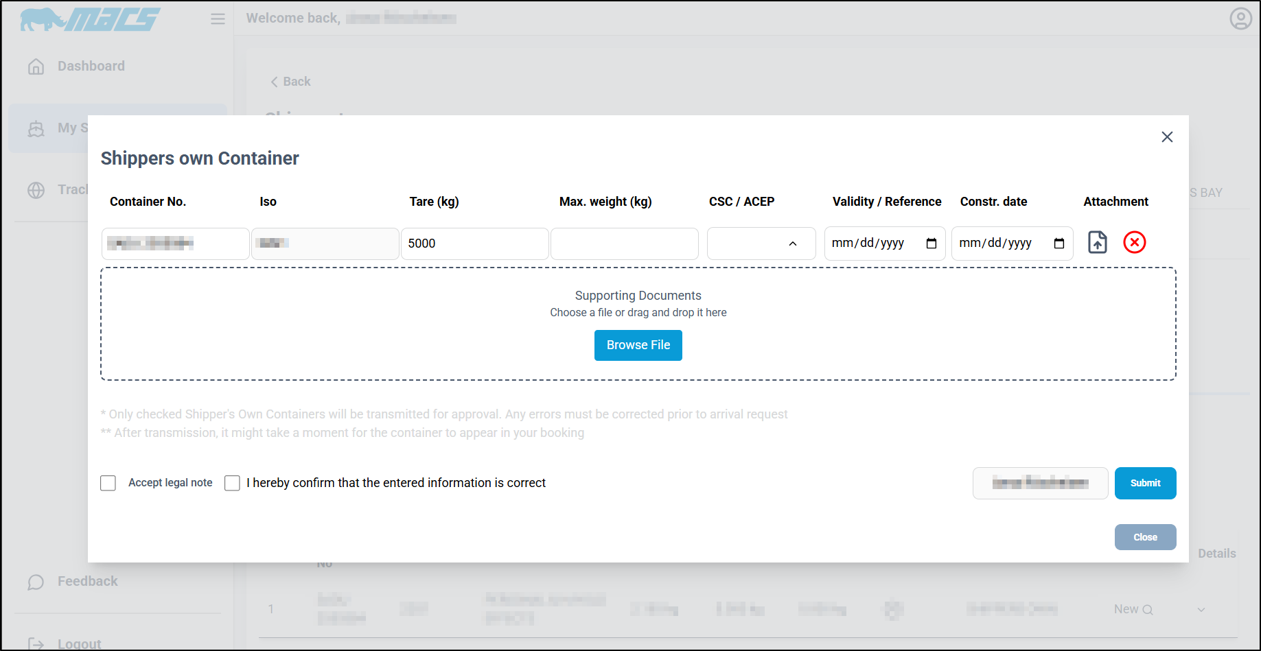 Customer Web Portal screenshot 4