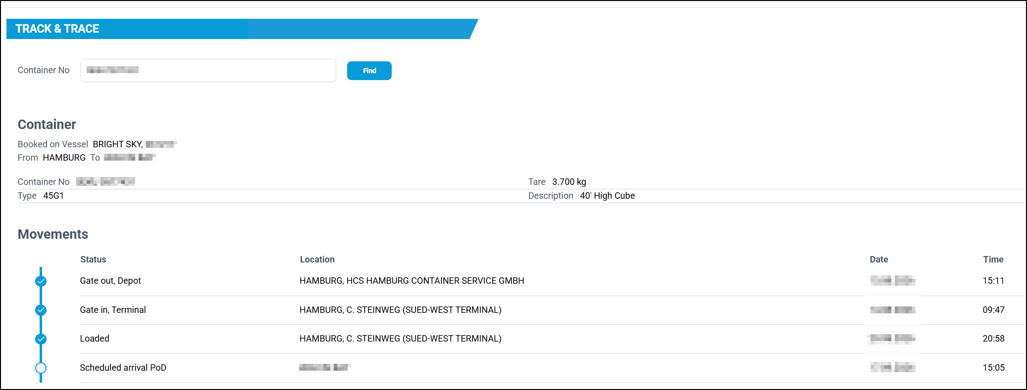 Customer Web Portal screenshot 5